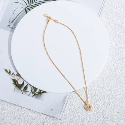 [Mystic]GARI NECKLACE PINK GOLD DIAMOND