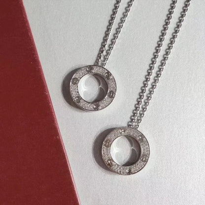 [Mystic]LOVE NECKLACE ADJUSTABLE SILVER