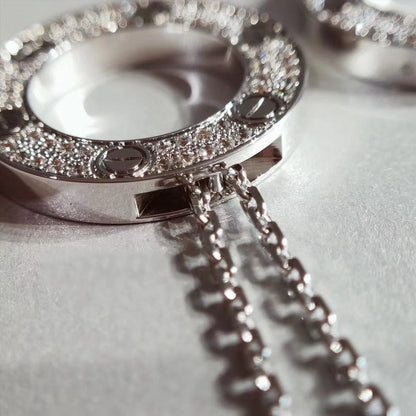 [Mystic]LOVE NECKLACE ADJUSTABLE SILVER