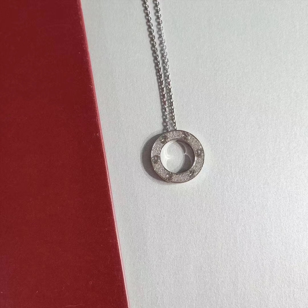 [Mystic]LOVE NECKLACE ADJUSTABLE SILVER