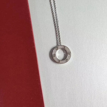 [Mystic]LOVE NECKLACE ADJUSTABLE SILVER
