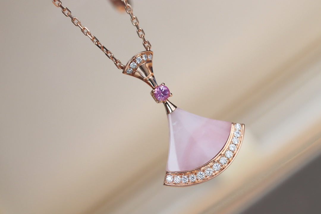 [Mystic]DREAM NECKLACE PINK MOP DIAMOND