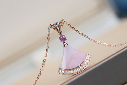 [Mystic]DREAM NECKLACE PINK MOP DIAMOND