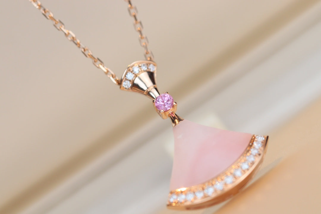 [Mystic]DREAM NECKLACE PINK MOP DIAMOND