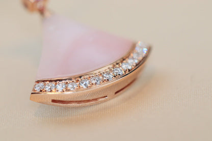 [Mystic]DREAM NECKLACE PINK MOP DIAMOND