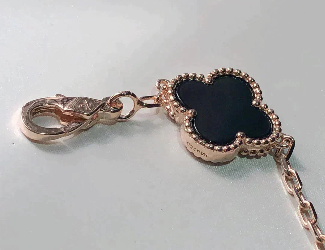 [Mystic-new]CLOVER 5 MOTIFS MULTICOLOR BRACELET