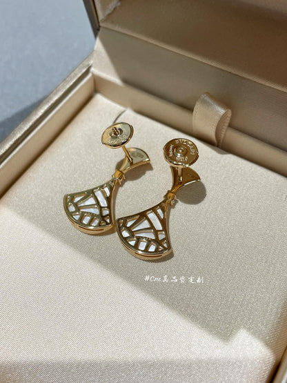[Mystic]DREAM MOP 1 DIAMOND EARRINGS