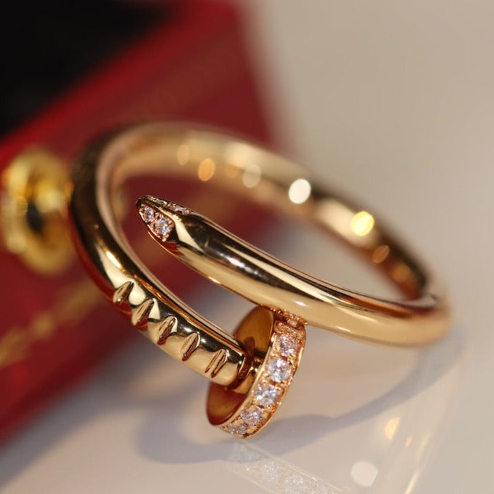 [Mystic]JUSTE RING 2.65MM GOLD DIAMOND