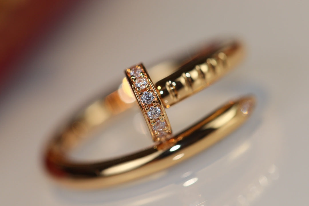 [Mystic]JUSTE RING 2.65MM GOLD DIAMOND