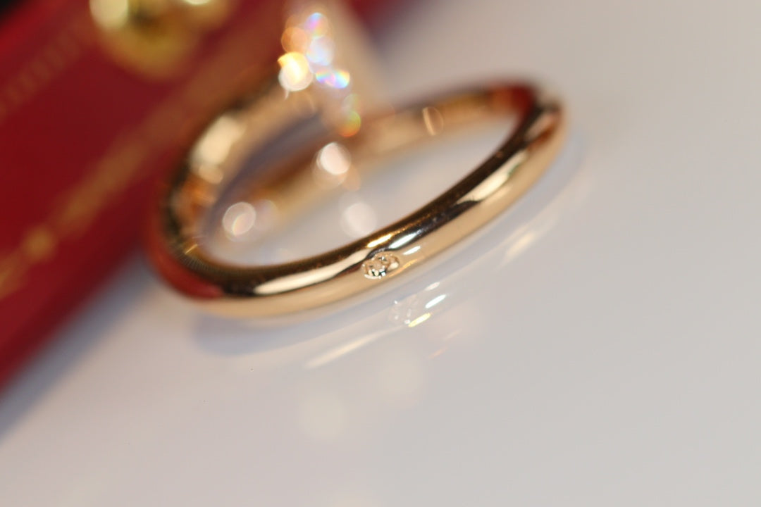 [Mystic]JUSTE RING 2.65MM GOLD DIAMOND