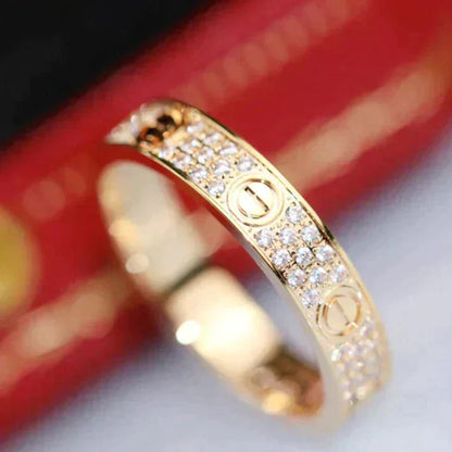 [Mystic]LOVE RING 3.6MM DIAMOND PAVED