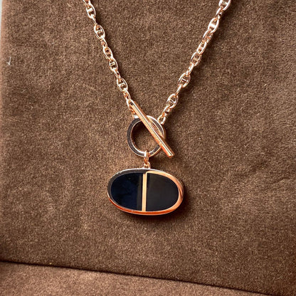 [Mystic]CHAINE VERSO BLACK CERAMIC NECKLACE