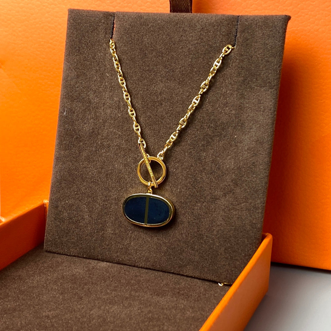 [Mystic]CHAINE VERSO BLACK CERAMIC NECKLACE