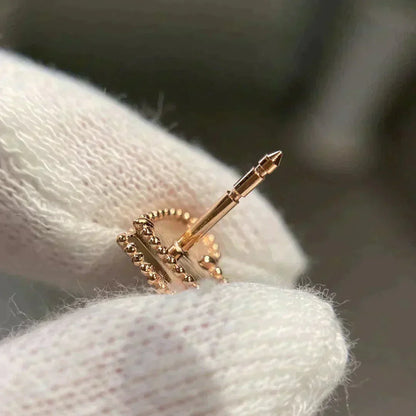 [ミスティック]ハートカーネリアンスタッドピアス