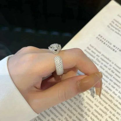 [Mystic]PANTHERE 5.5MM ALL DIAMOND RING