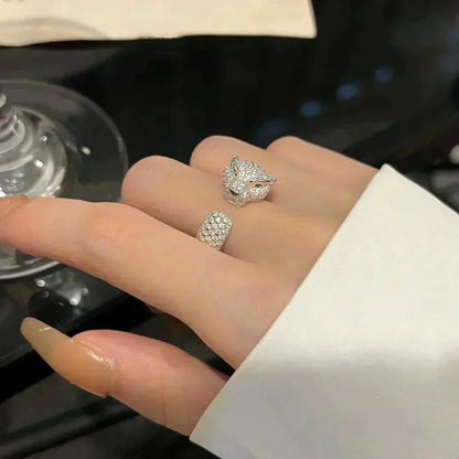 [Mystic]PANTHERE 5.5MM ALL DIAMOND RING