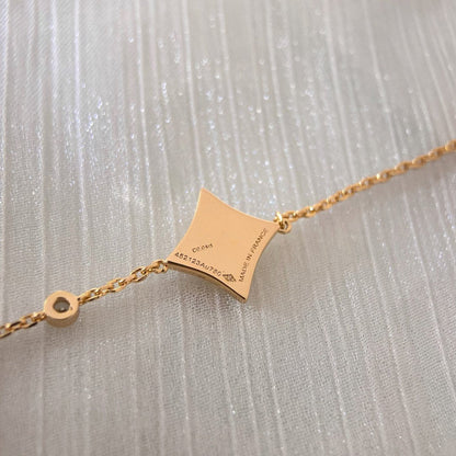 [Mystic]COLOR STAR PINK GOLD DIAMOND BRACELET