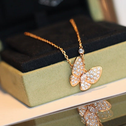 [Mystic]BUTTERFLY DIAMOND NECKLACE
