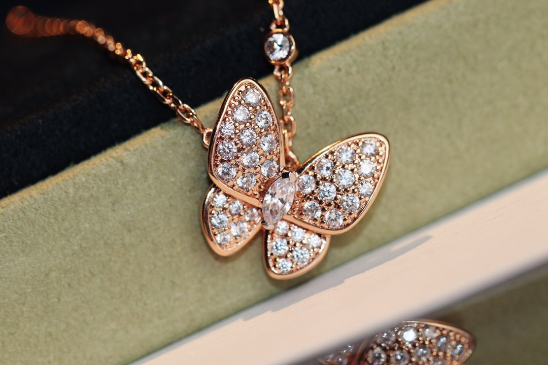 [Mystic]BUTTERFLY DIAMOND NECKLACE