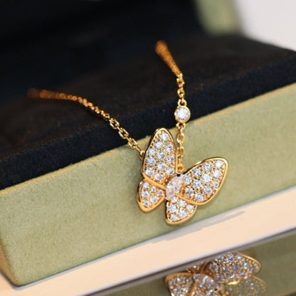 [Mystic]BUTTERFLY DIAMOND NECKLACE