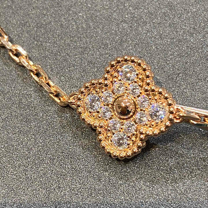 [Mystic-new] CLOVER 5 MOTIF FULL DIAMOND BRACELET COLLECTION