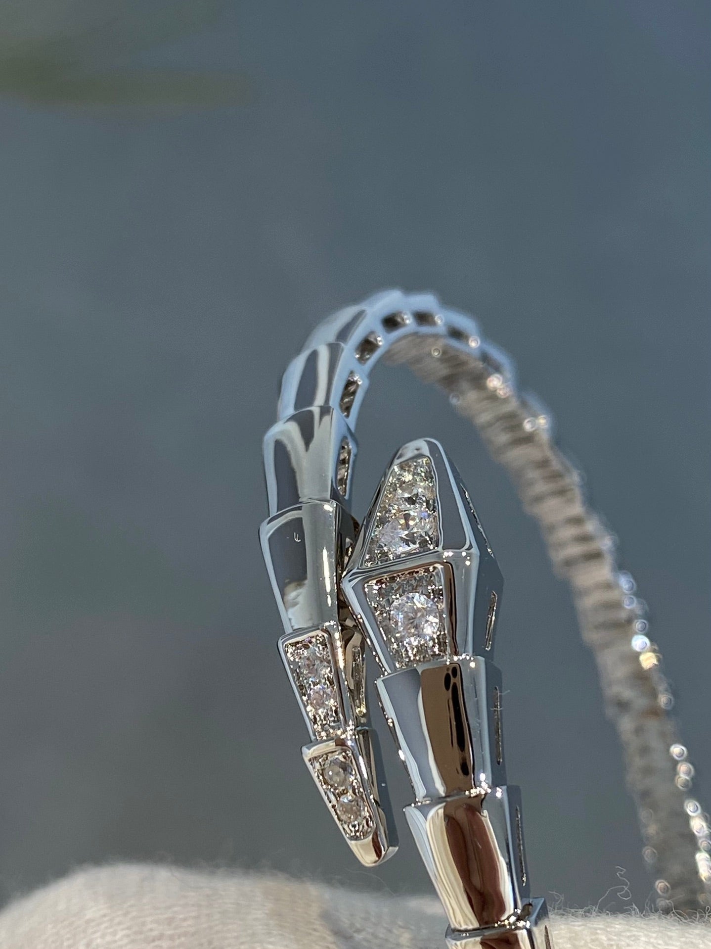 [Mystic]SERPENTI BRACELET DIAMONDS SILVER