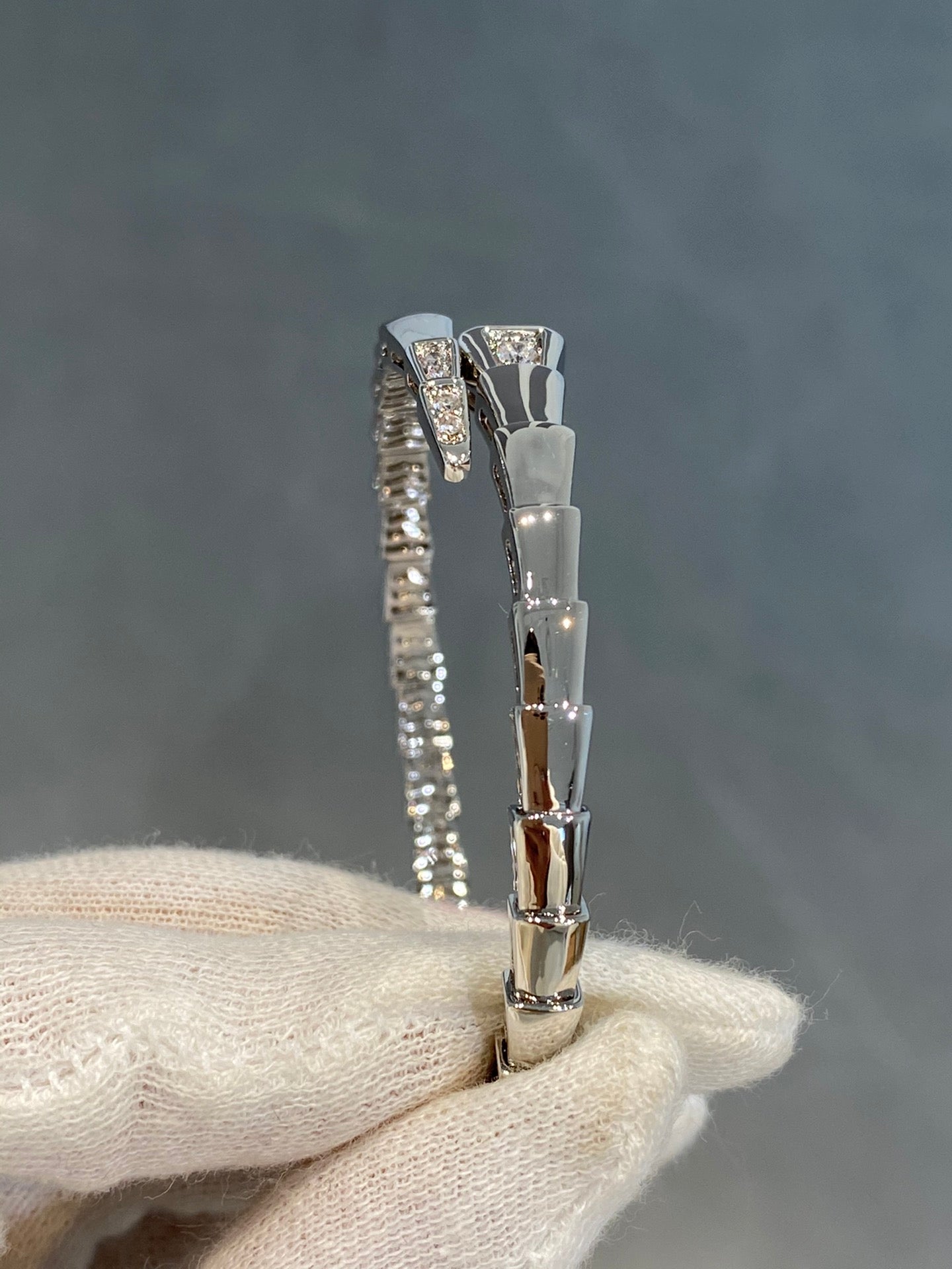 [Mystic]SERPENTI BRACELET DIAMONDS SILVER