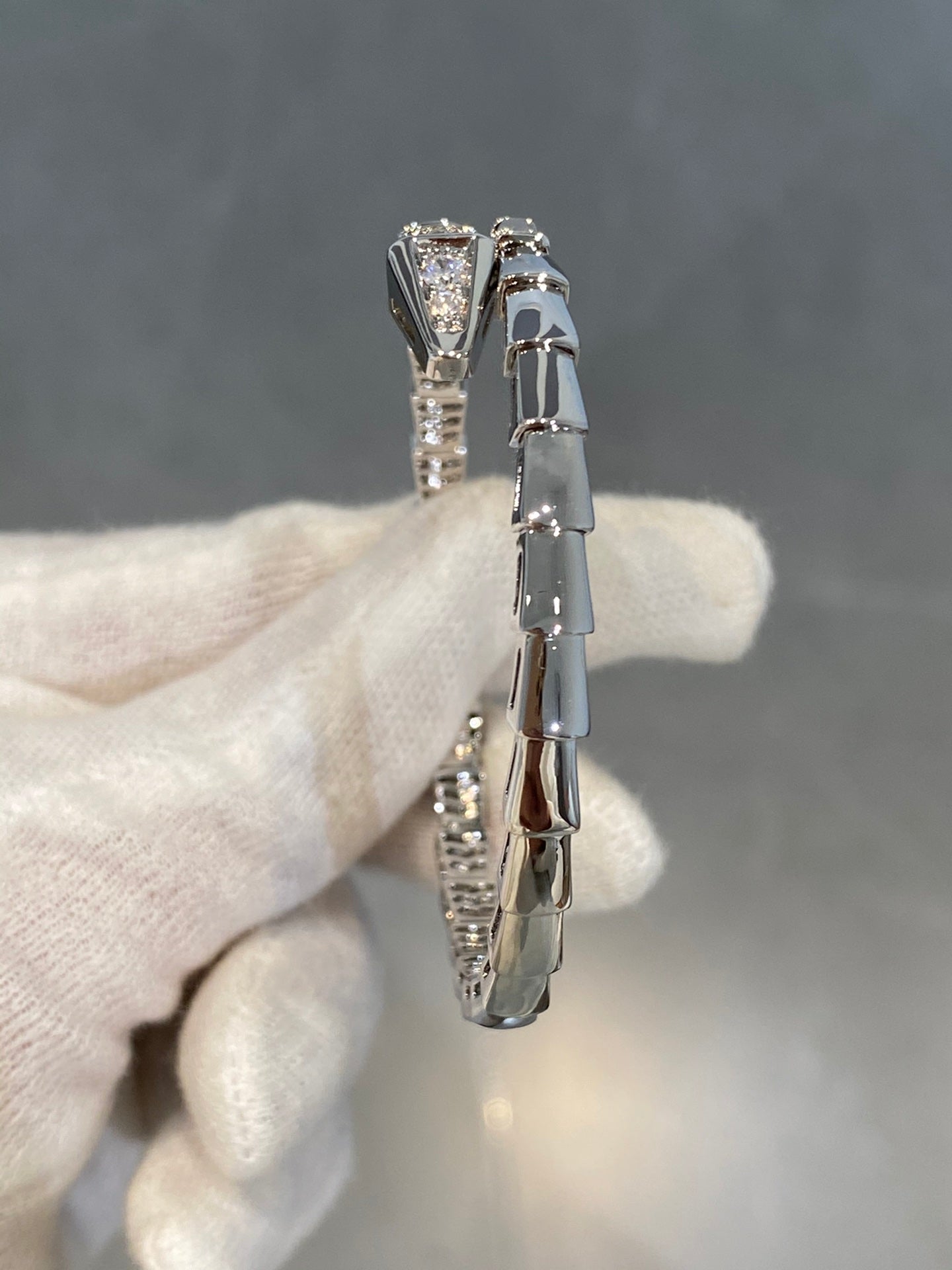 [Mystic]SERPENTI BRACELET DIAMONDS SILVER