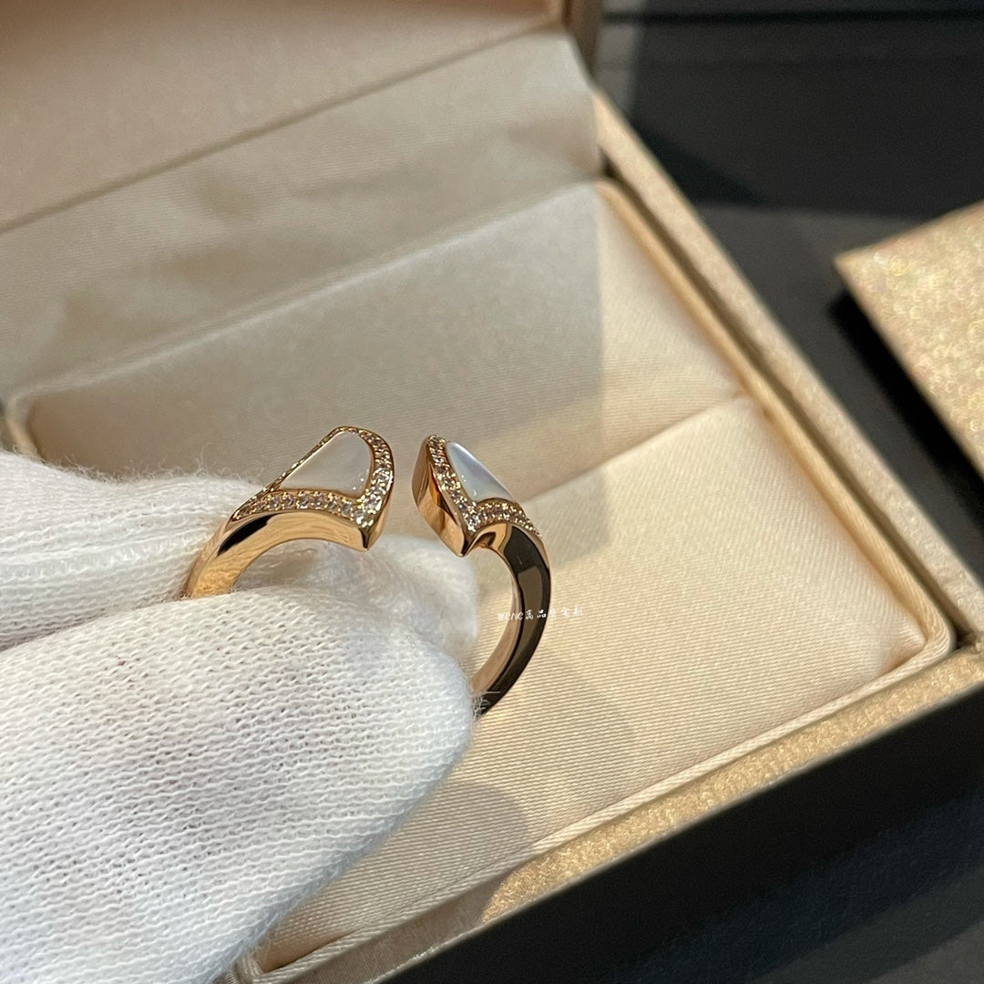 [Mystic]DREAM MOP DIAMOND OPEN RING