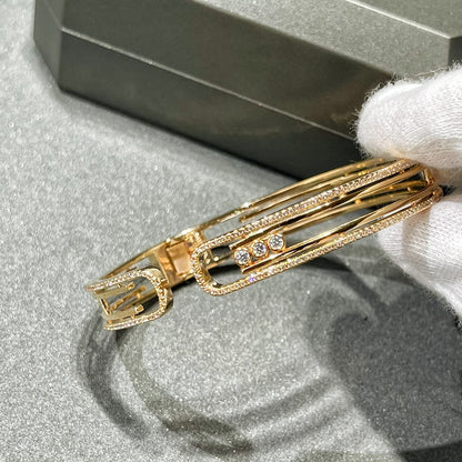 [Mystic JURI]MOVE 10TH PAVED DIAMOND BRACELET