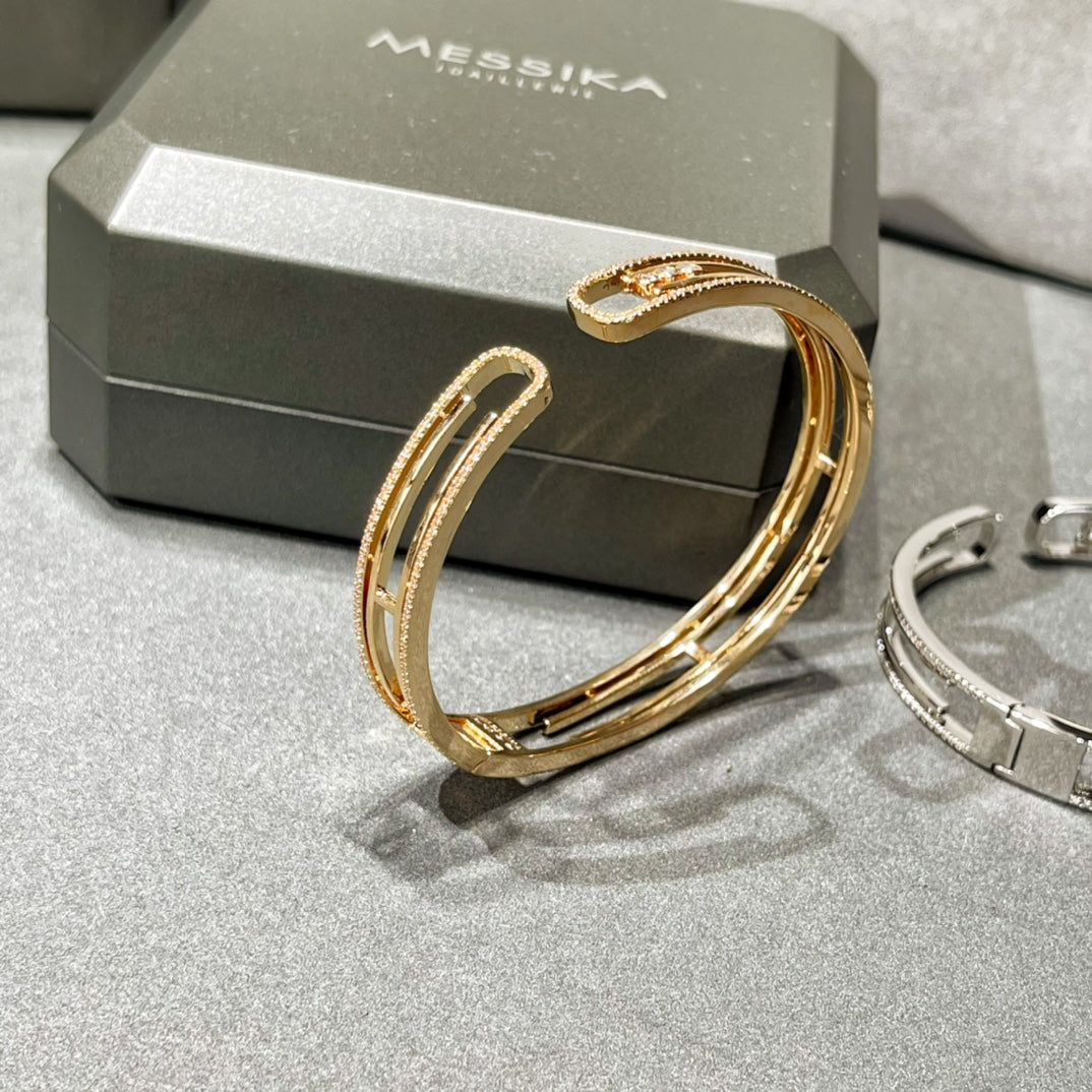 [Mystic JURI]MOVE 10TH PAVED DIAMOND BRACELET
