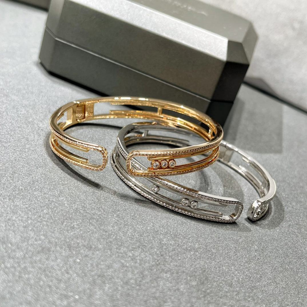 [Mystic JURI]MOVE 10TH PAVED DIAMOND BRACELET