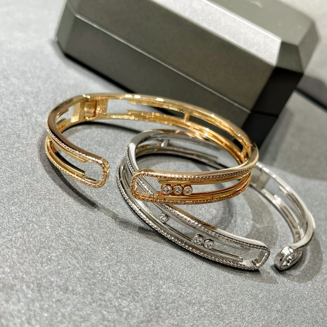 [Mystic JURI]MOVE 10TH PAVED DIAMOND BRACELET