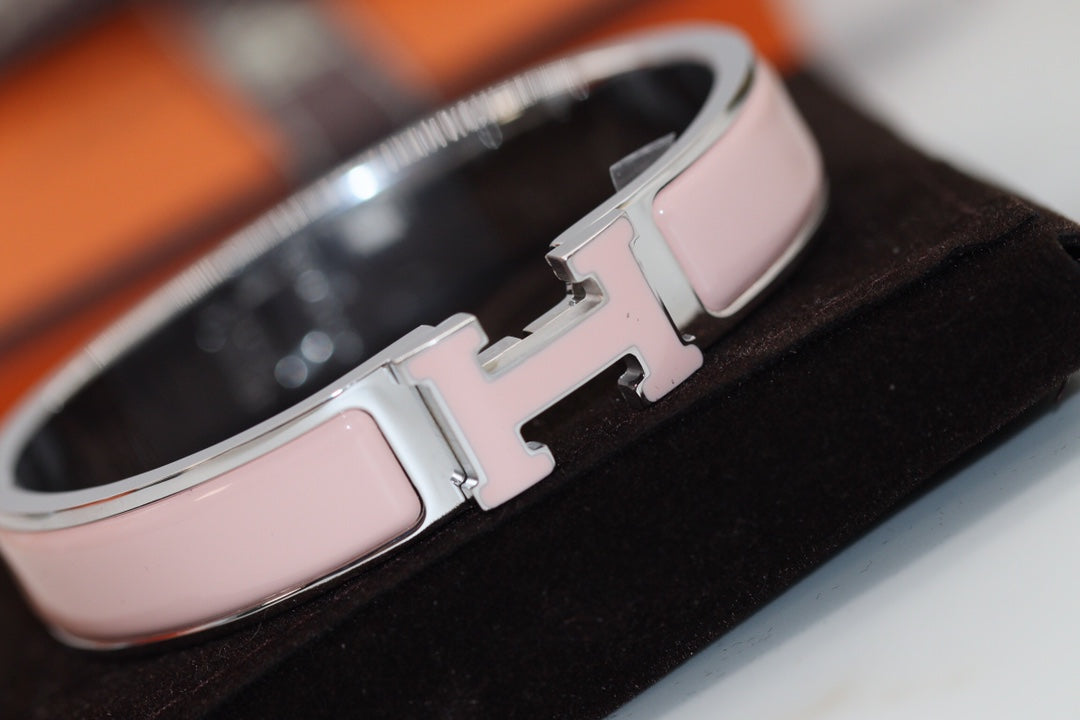 [Mystic]H BRACELET 12MM PINK