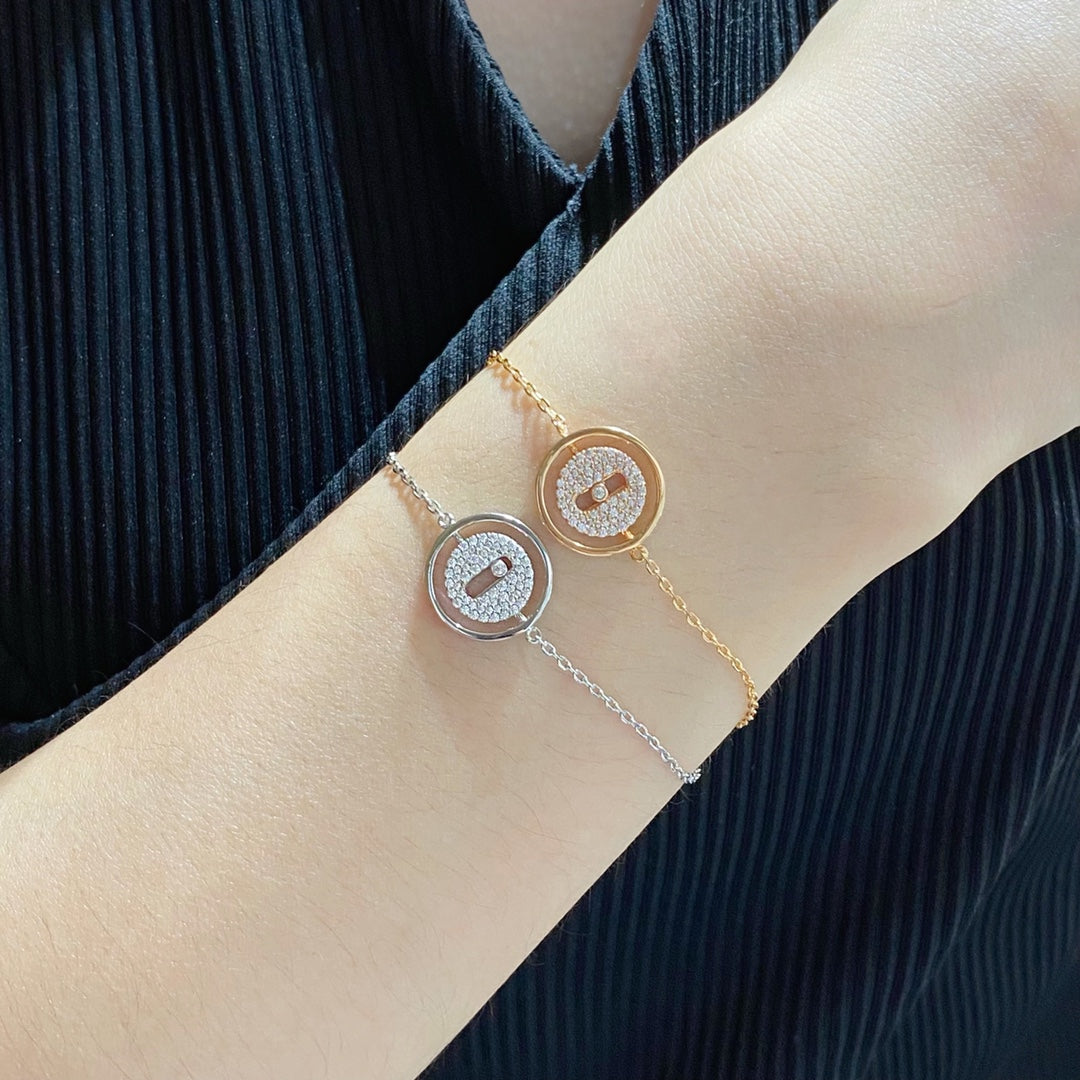 [Mystic JURI]Mystic MOVE DIAMOND PAVED BRACELET