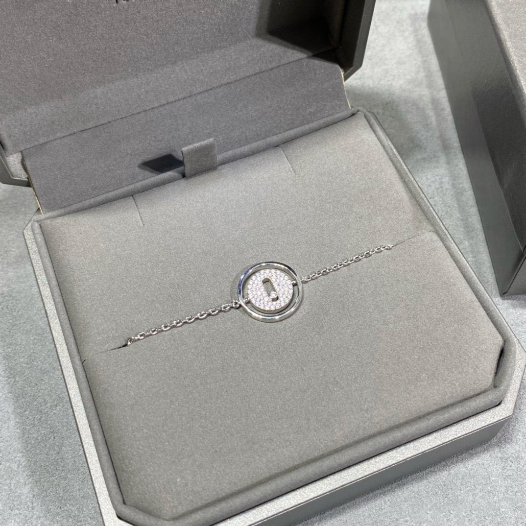 [Mystic JURI]Mystic MOVE DIAMOND PAVED BRACELET
