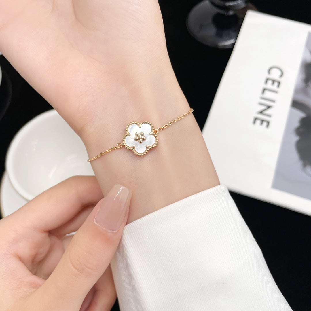 [Mystic]LUCKY SPRING ROSE GOLD MOP BRACELET