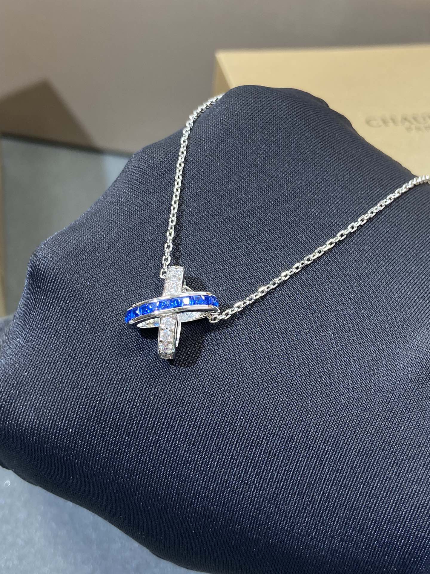 [Mystic]LIENS DIAMOND SILVER NECKLACE