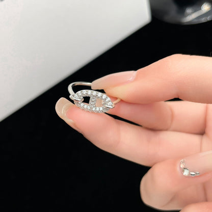 [Mystic]RONDE SMALL SILVER DIAMOND RING