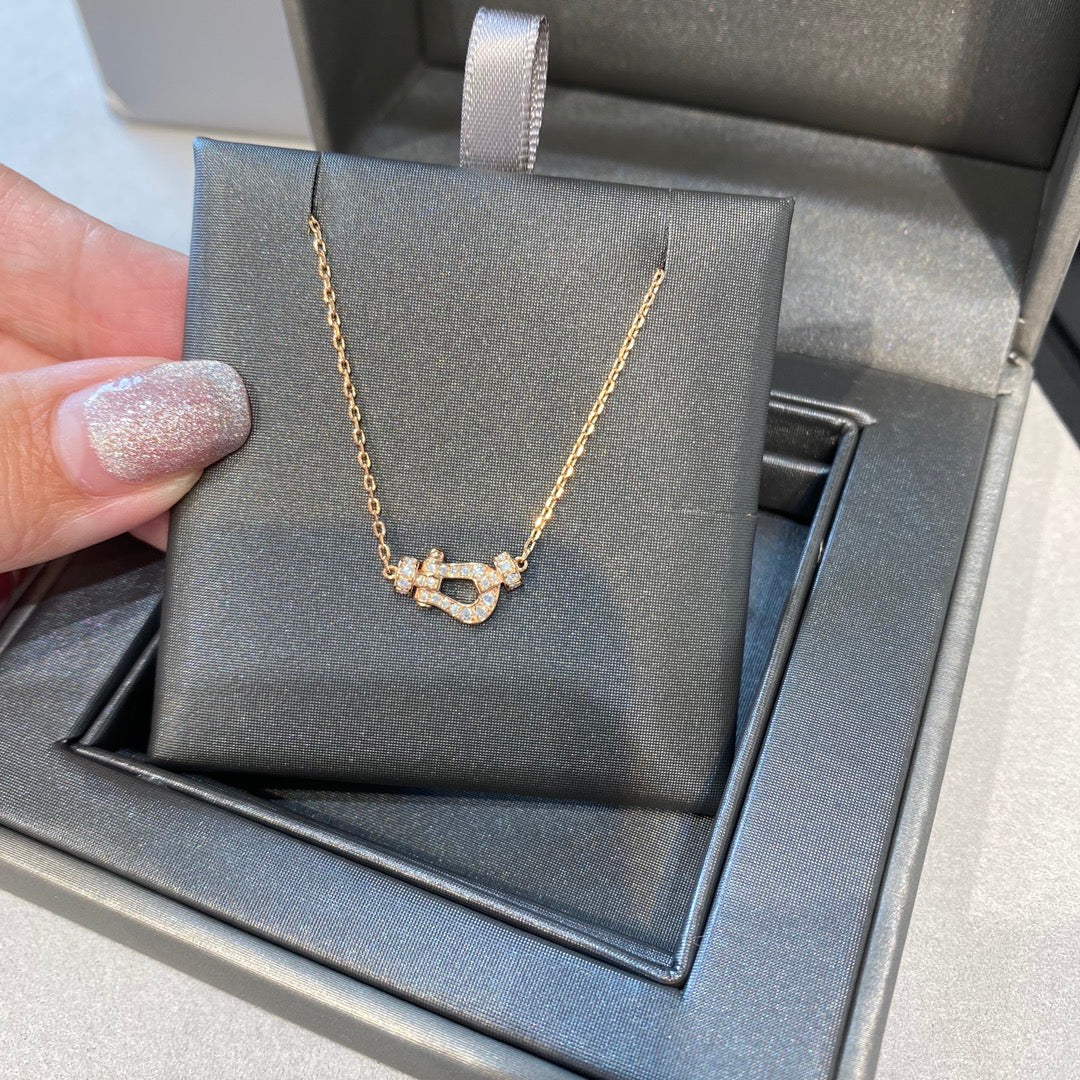 [Mystic]FORCE 10 DIAMOND PINK GOLD NECKLACE MINI MODEL