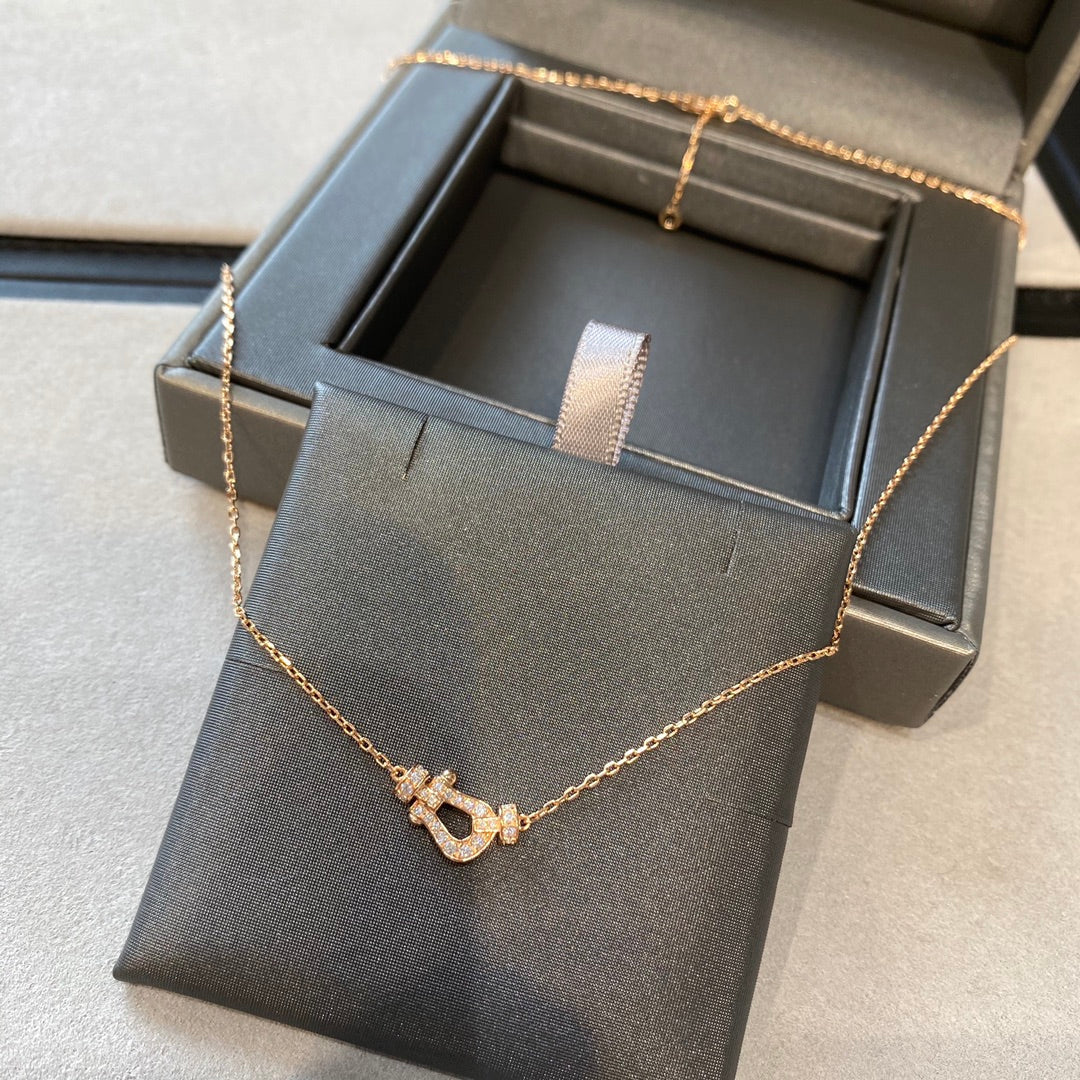 [Mystic]FORCE 10 DIAMOND PINK GOLD NECKLACE MINI MODEL