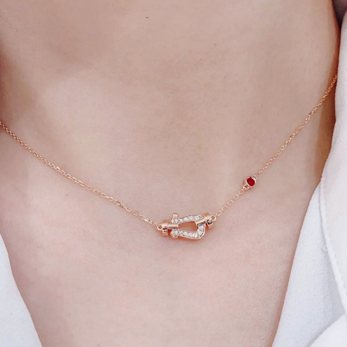 [Mystic]FORCE 10 DIAMOND PINK GOLD NECKLACE