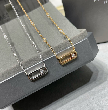 [Mystic JURI]MOVE UNO DIAMOND NECKLACE