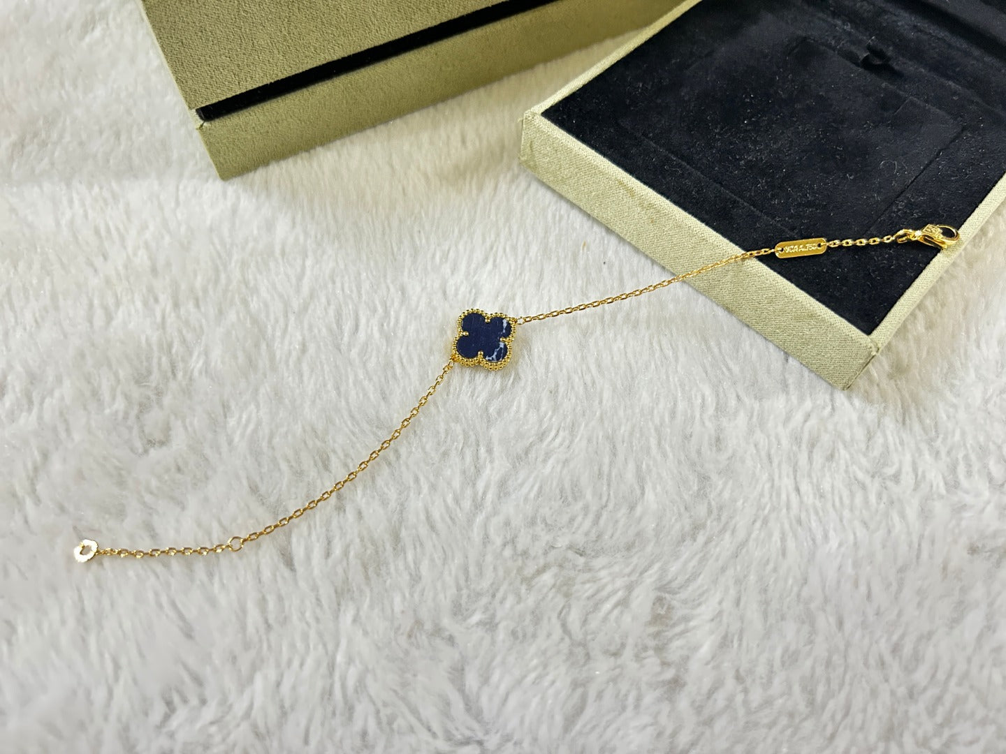 [Mystic]CLOVER 1 MOTIF PIETERSITE BRACELET