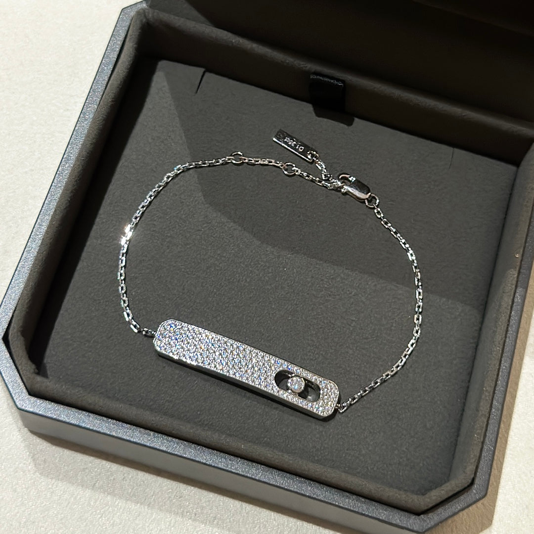[Mystic JURI]MOVE CLASSIQUE DIAMOND PAVED BRACELET