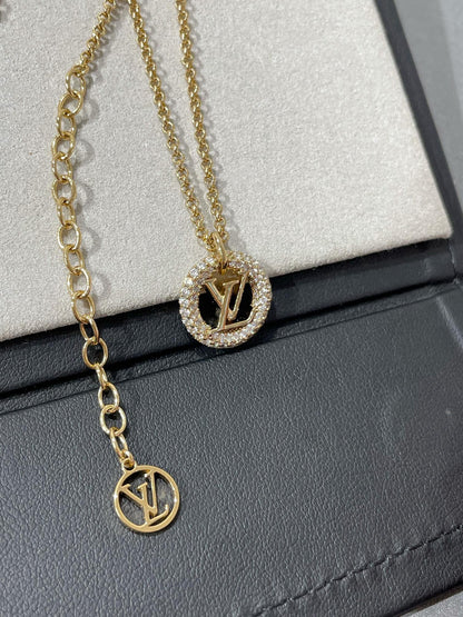 [Mystic]BY NIGHT DIAMOND PAVED NECKLACE