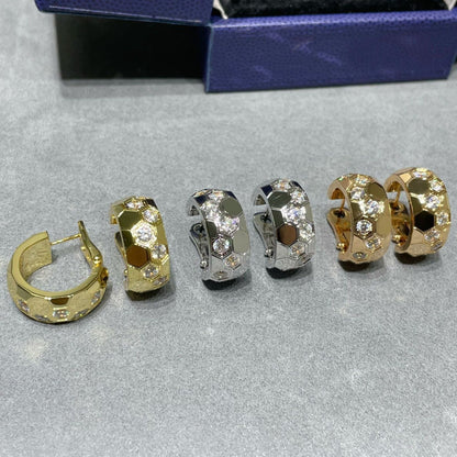 [Mystic]BEE LOVE DIAMOND HOOP EARRINGS