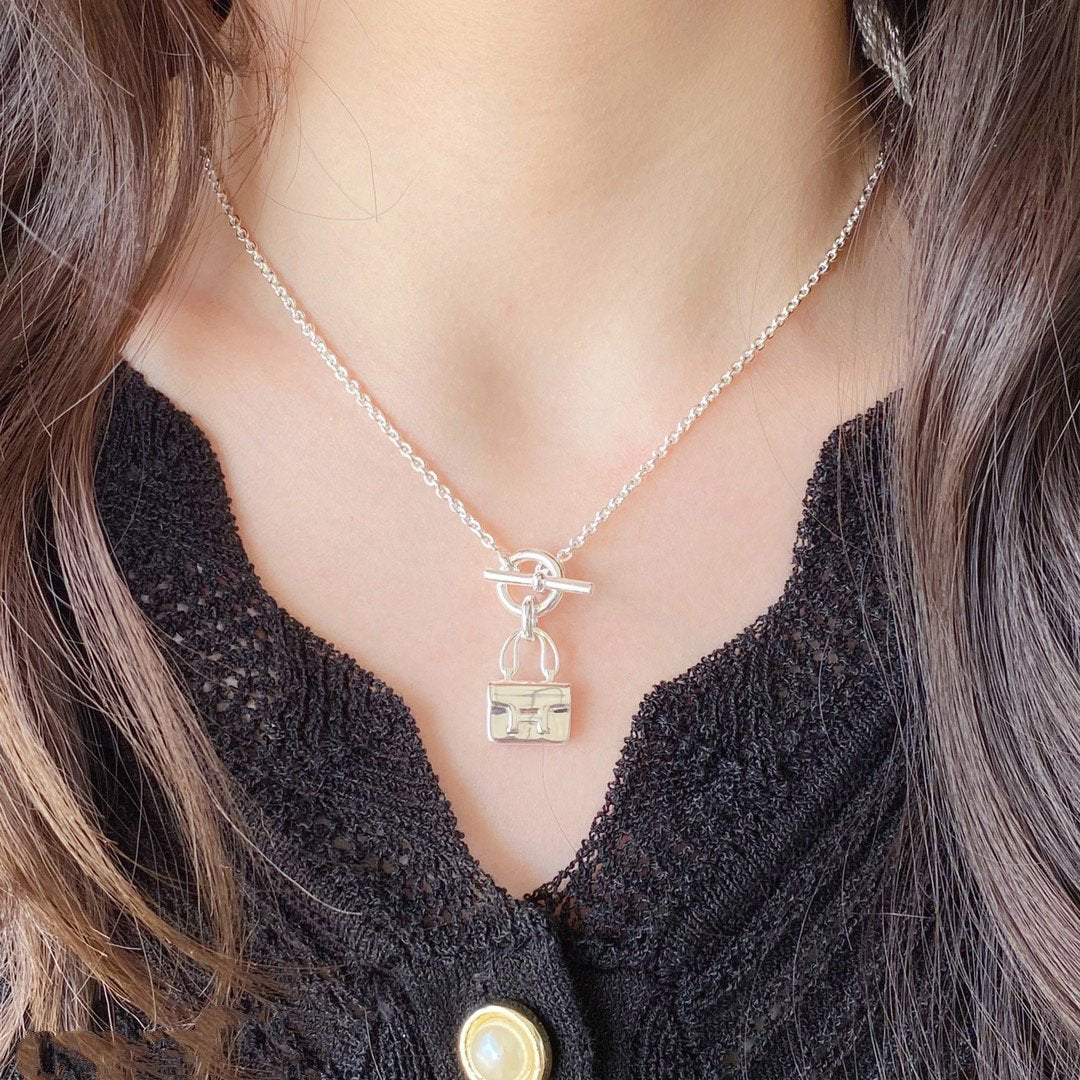 [Mystic]CONSTANCE PEDANT SILVER NECKLACE