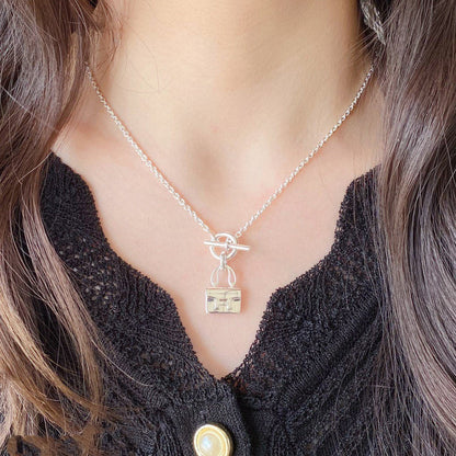 [Mystic]CONSTANCE PEDANT SILVER NECKLACE