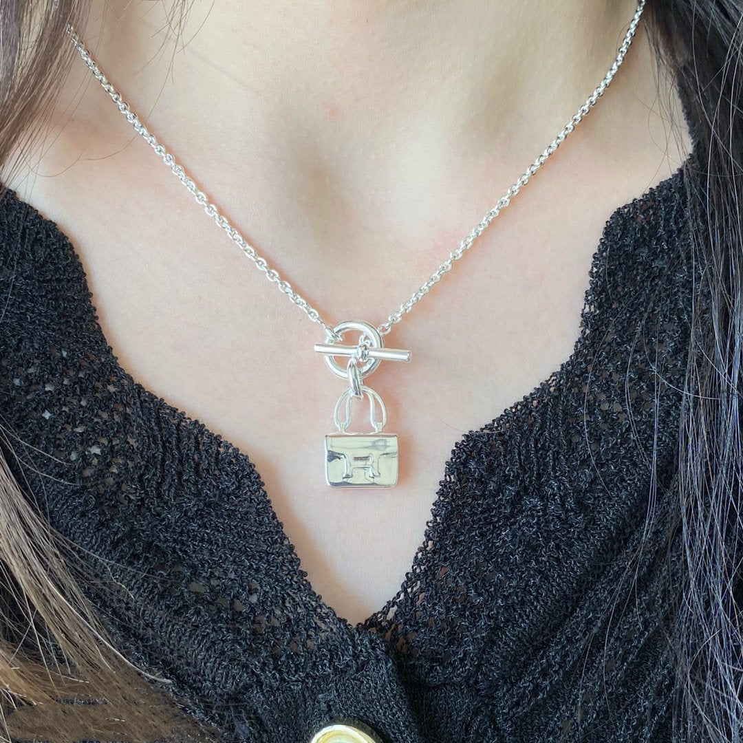 [Mystic]CONSTANCE PEDANT SILVER NECKLACE